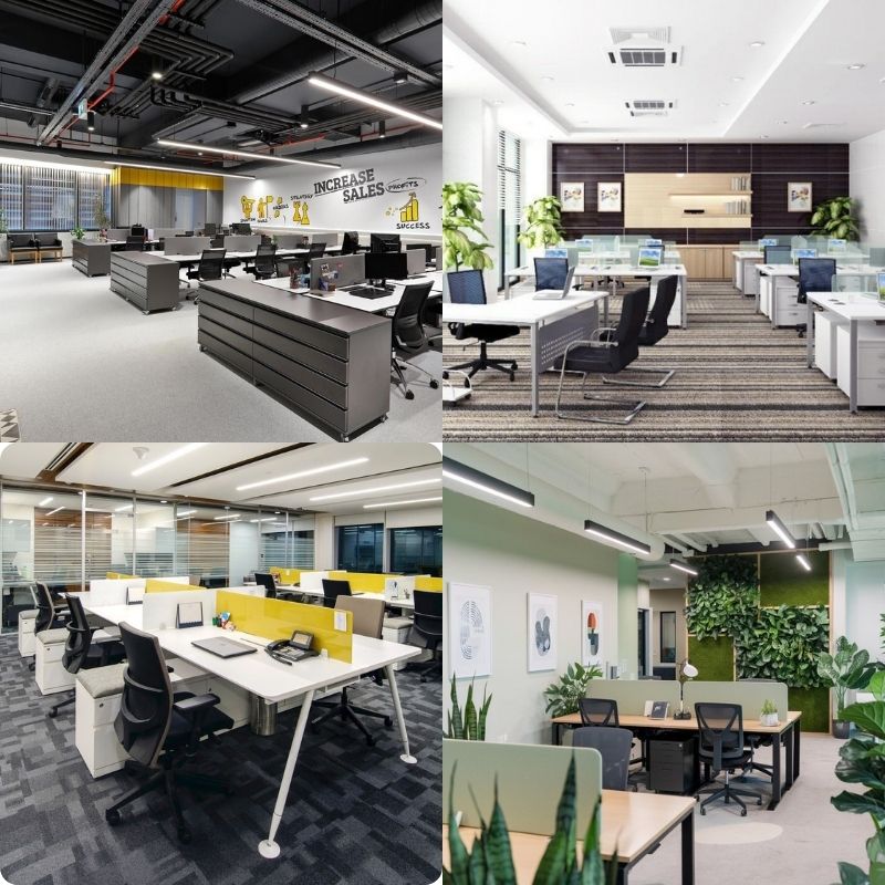 thiết kế phòng làm việc 30m2