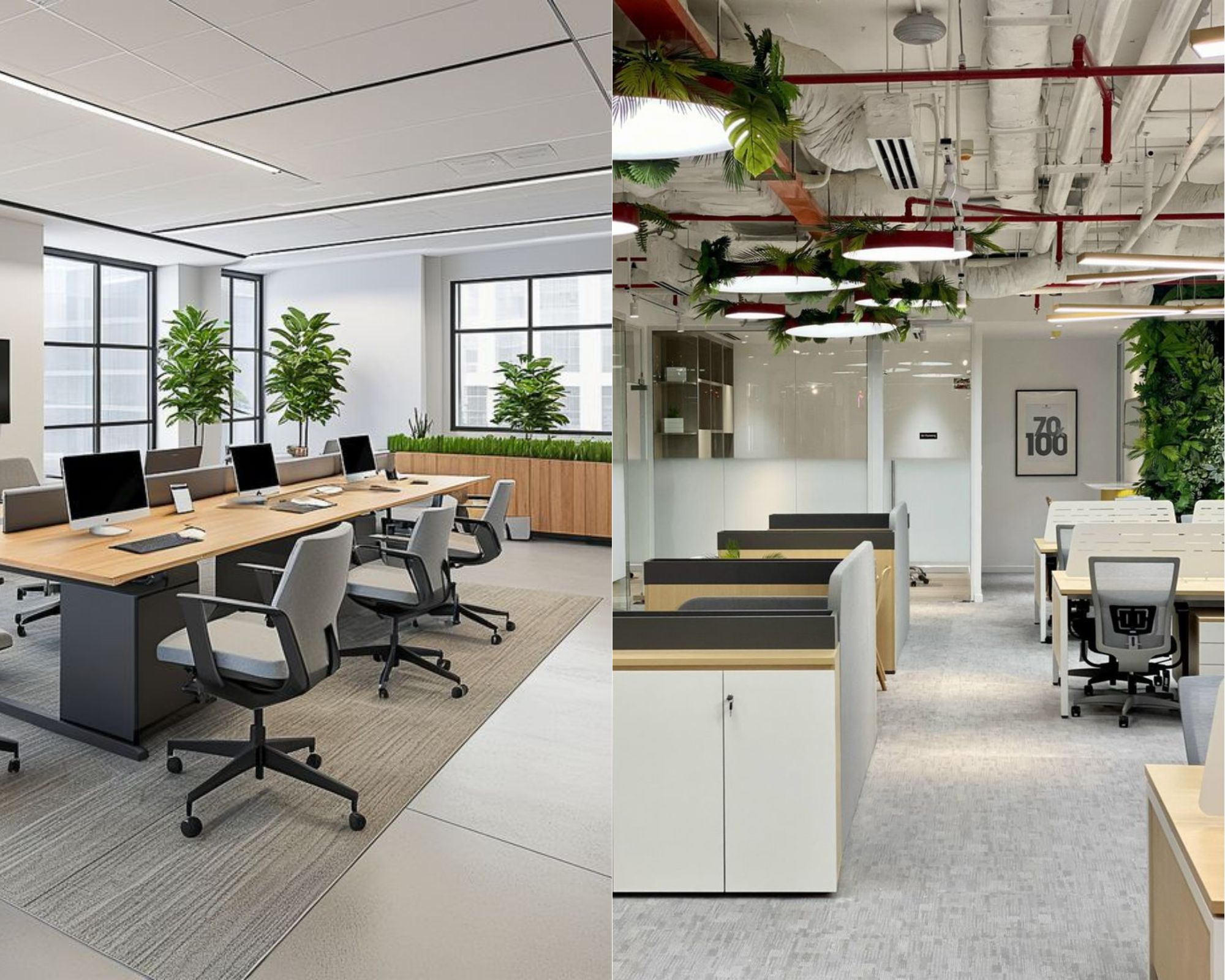 setup văn phòng làm việc nhỏ