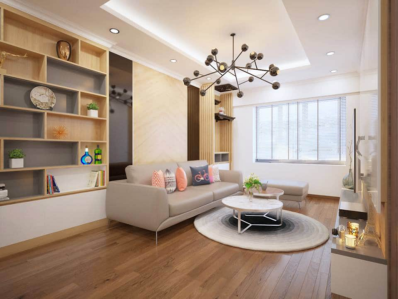 thiết kế nội thất chung cư nhỏ 40m2