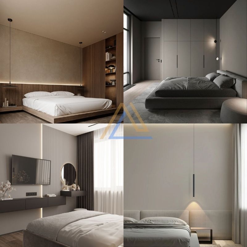 thiết kế căn hộ 2 phòng ngủ 70m2