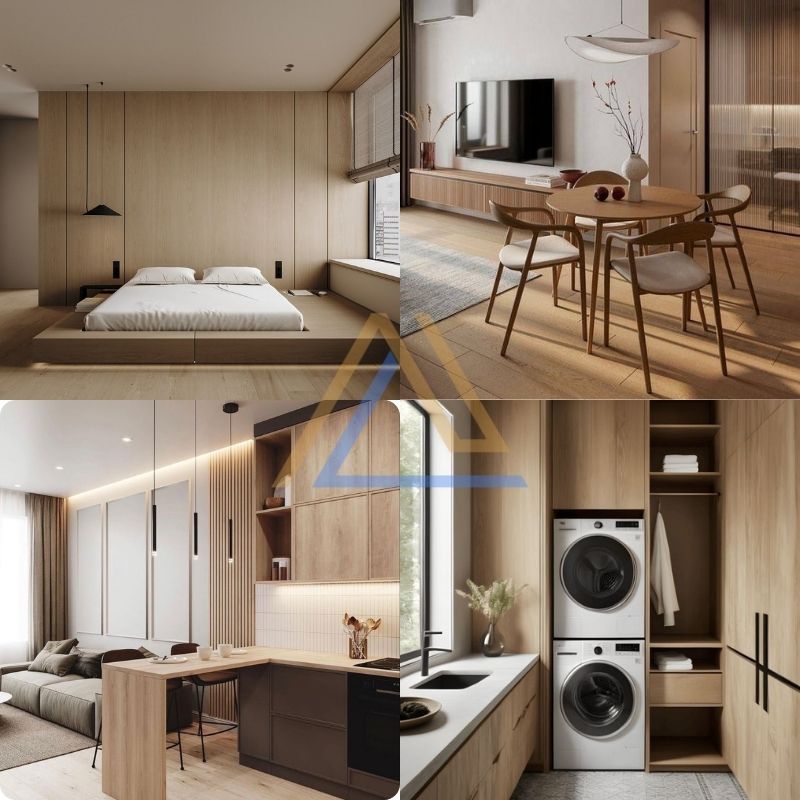 mẫu thiết kế chung cư 70m2