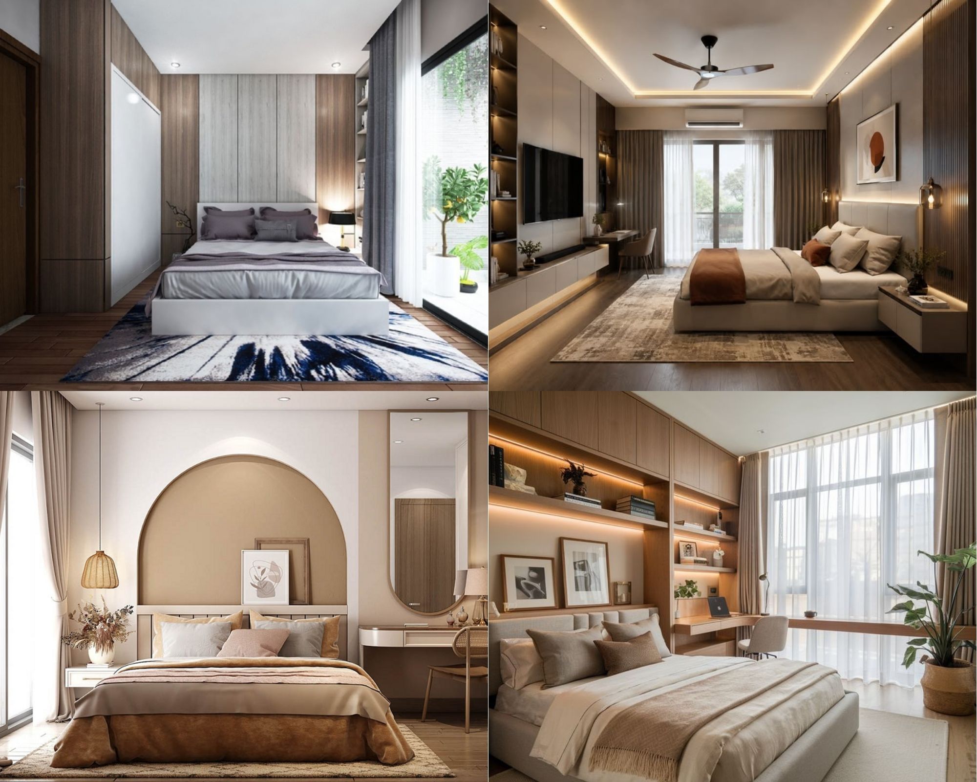 thiết kế phòng ngủ vợ chồng