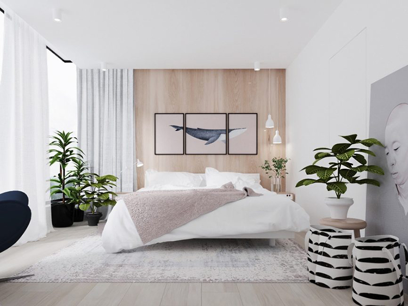 thiết kế phòng ngủ cho vợ chồng hiện đại