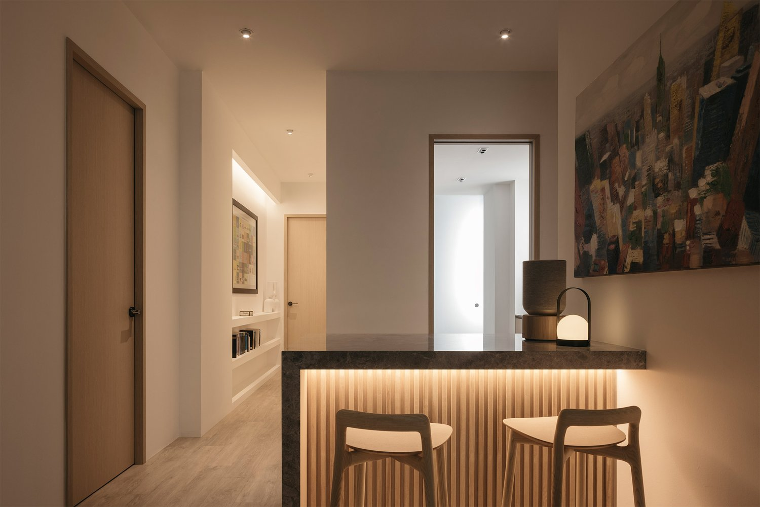 thiết kế nội thất phong cách wabi sabi tiện nghi
