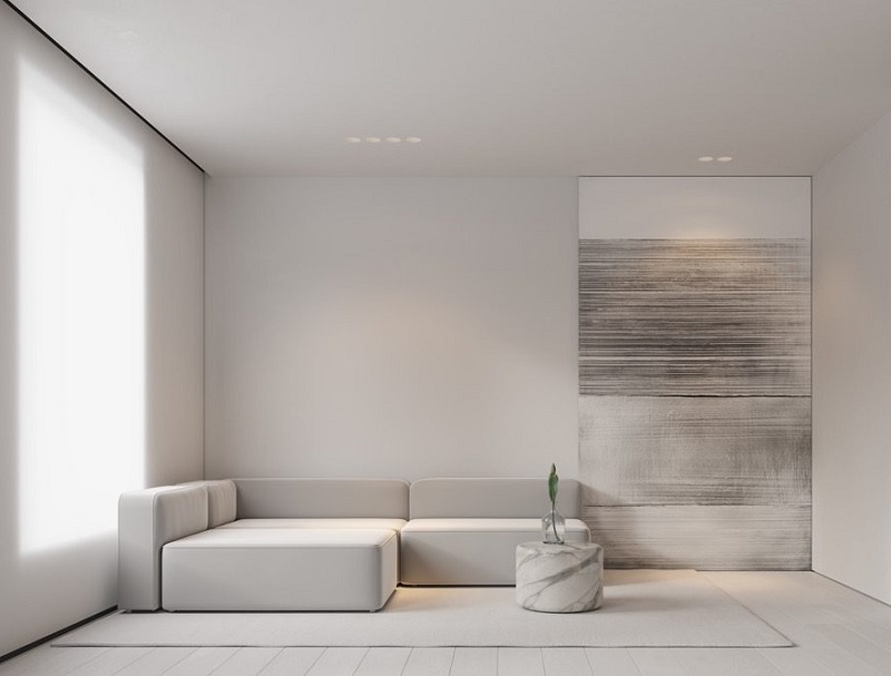 thiết kế nội thất chung cư phong cách tối giản hiện đại