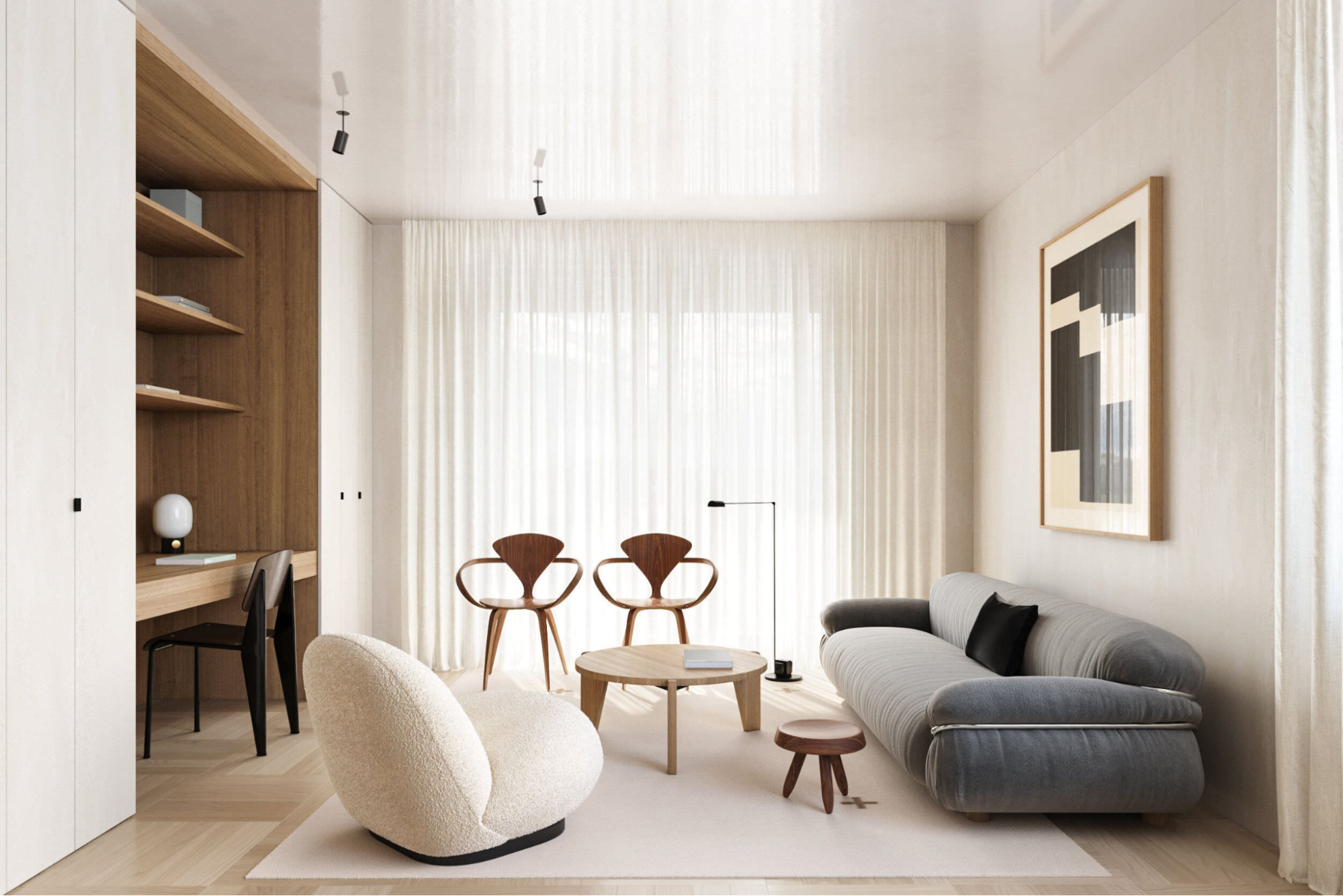 thiết kế nội thất chung cư 50m2 đẹp