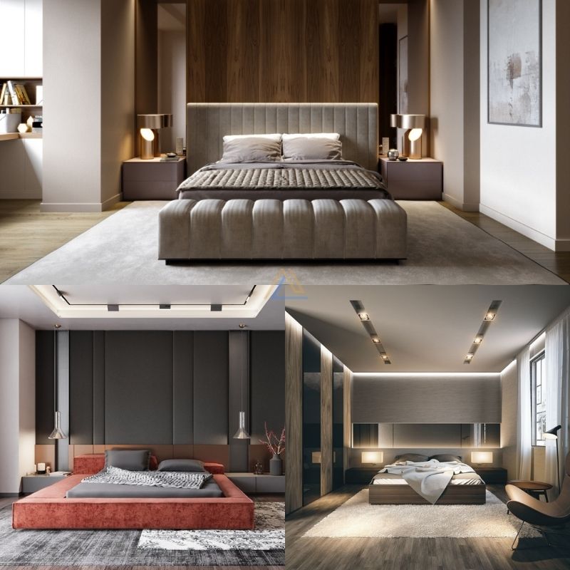 thiết kế phòng ngủ master 40m2
