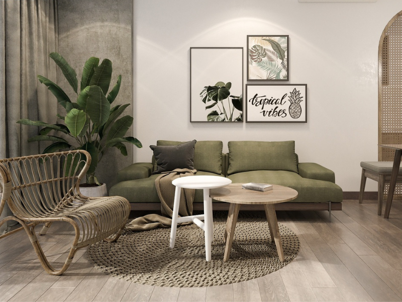 decor phòng khách nhỏ sang trọng