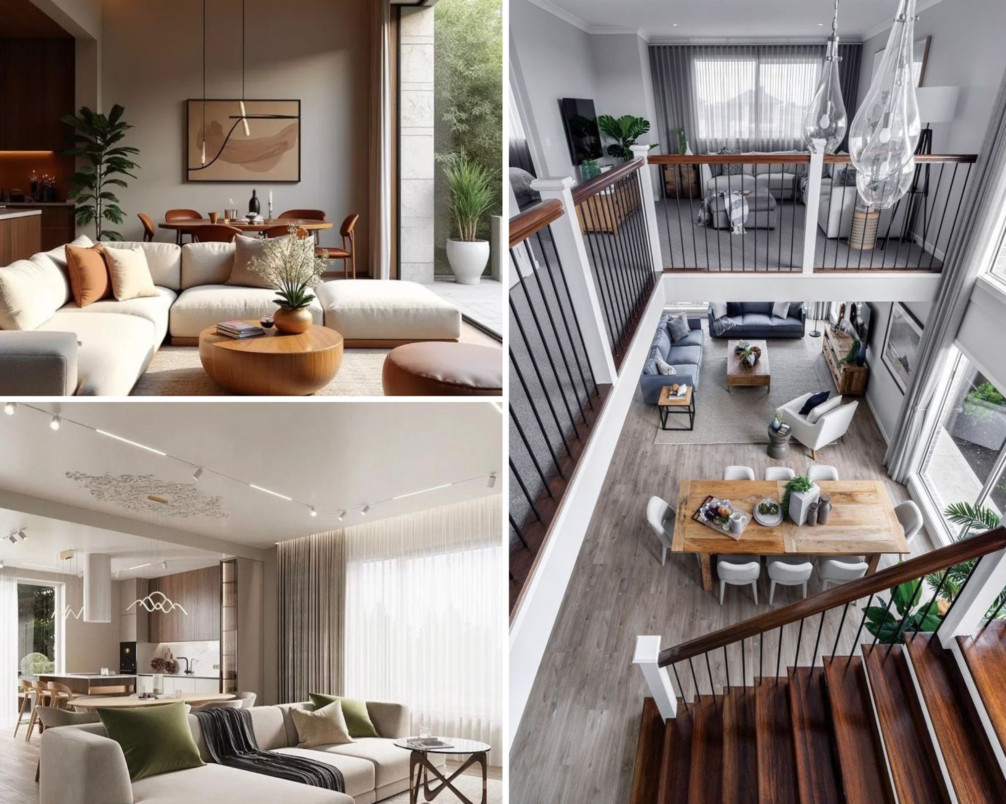 phòng khách nhà ống 5m hiện đại