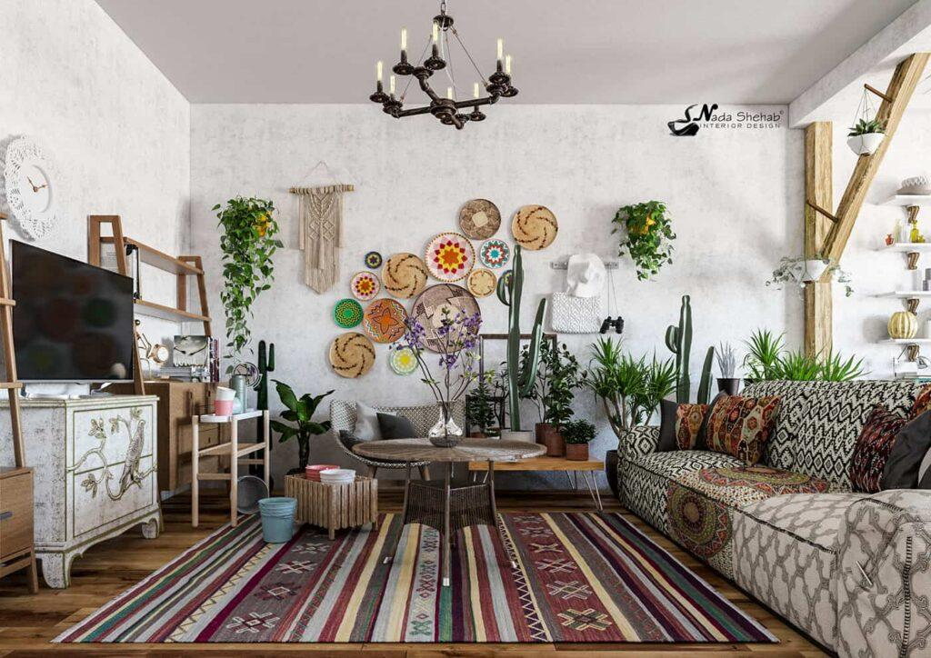 phong cách nội thất bohemian đẳng cấp