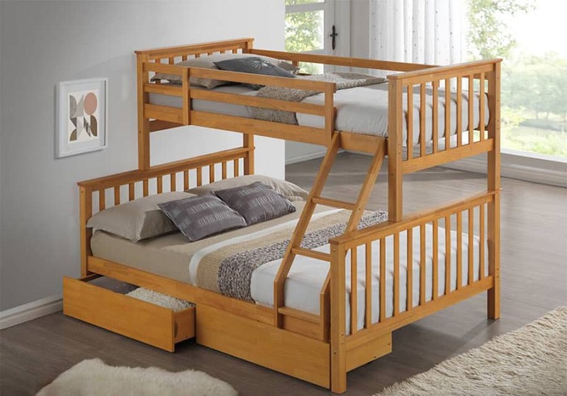 thiết kế giường tầng cho phòng ngủ nhỏ