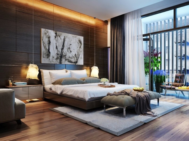 nội thất phòng ngủ master 30m2