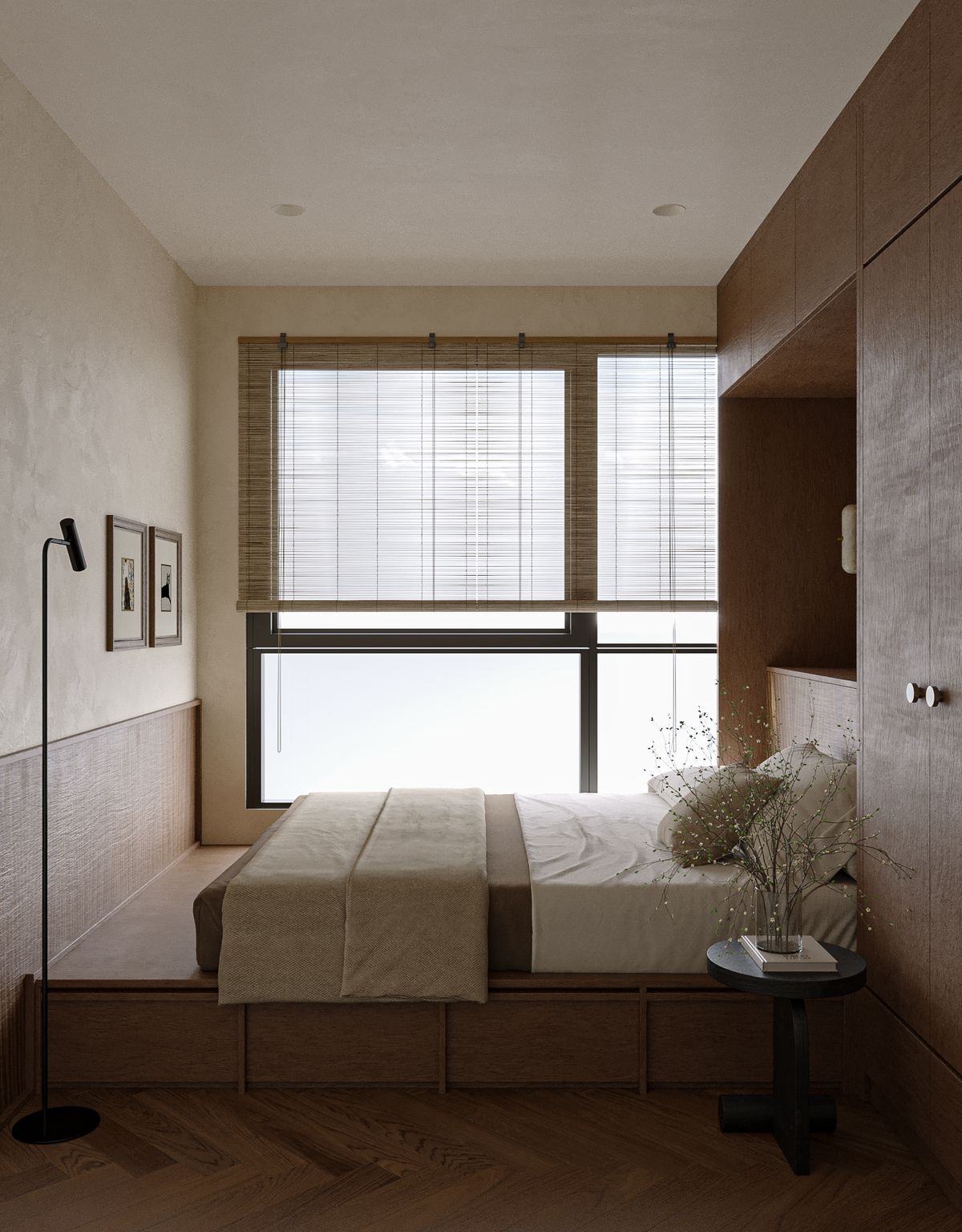 thiết kế phòng ngủ 3m2