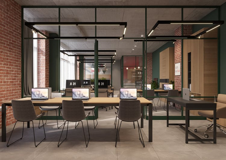 thiết kế văn phòng 50m2