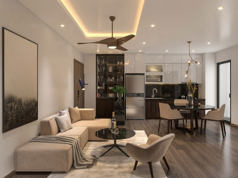 nội thất chung cư 62m2