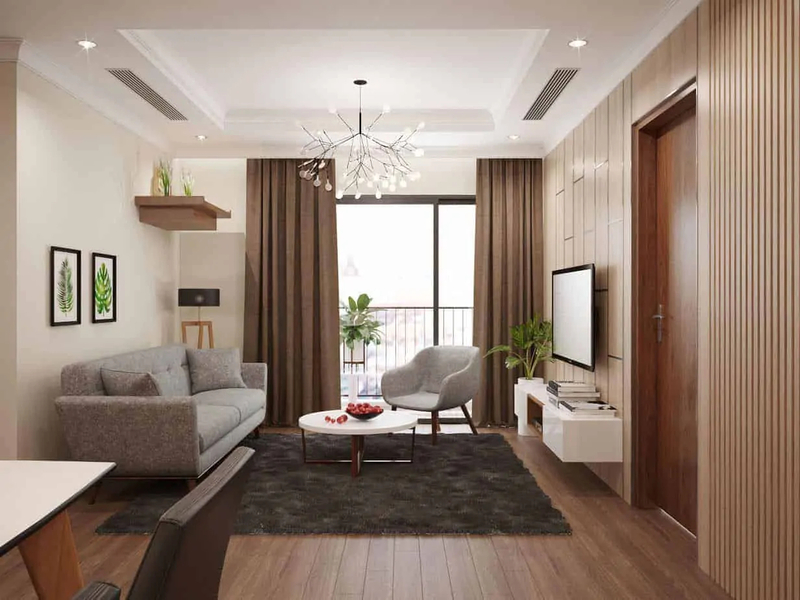 nội thất chung cư 62m2