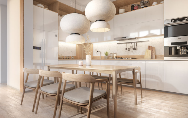 thiết kế chung cư phong cách scandinavian 