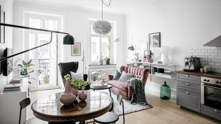 thiết kế chung cư phong cách scandinavian