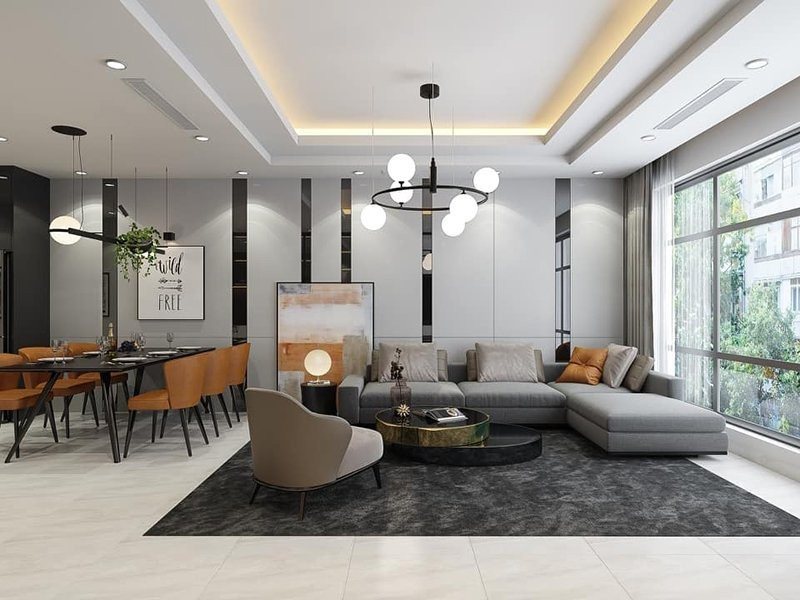 thiết kế nhà chung cư đẹp 100m2