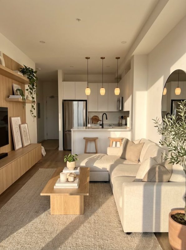 thiết kế nội thất căn hộ 54m2