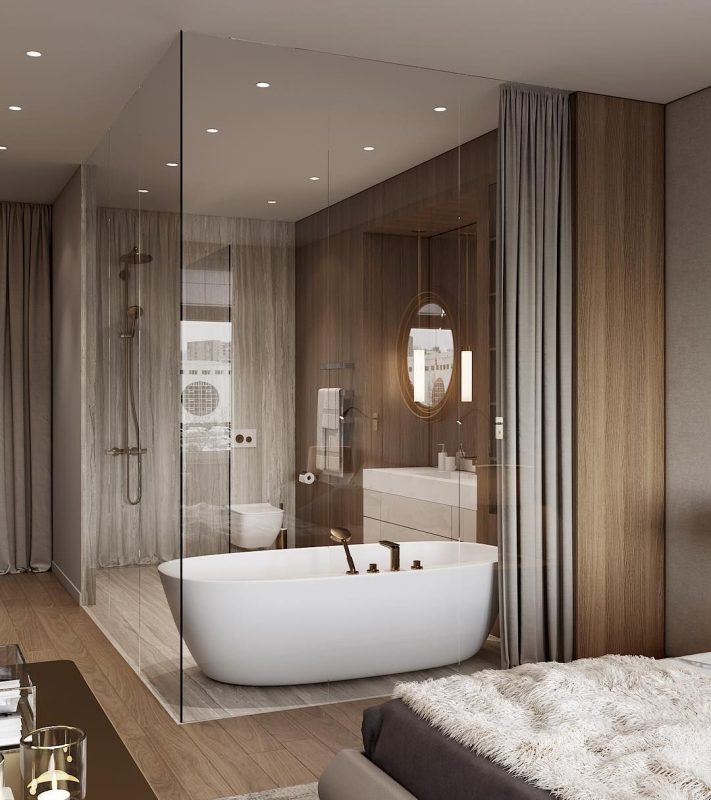 thiết kế phòng tắm 16m2