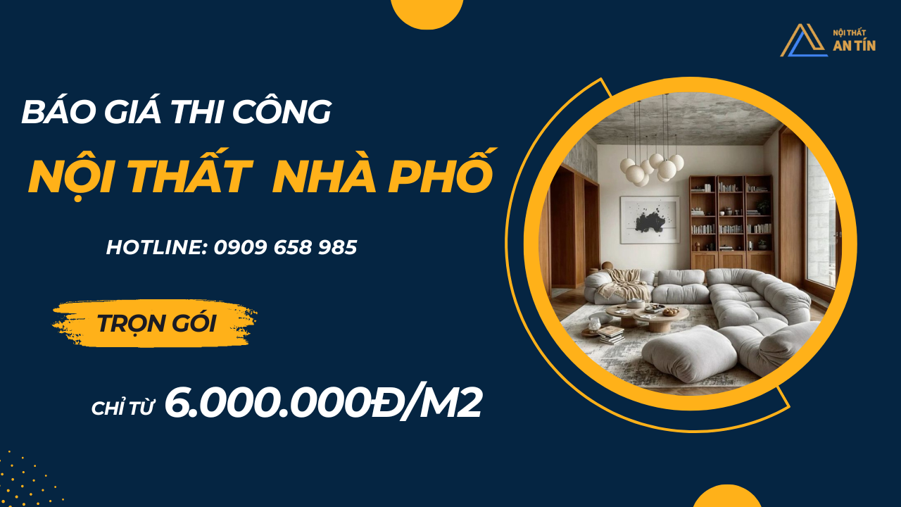 báo giá thi công nội thất nhà phố