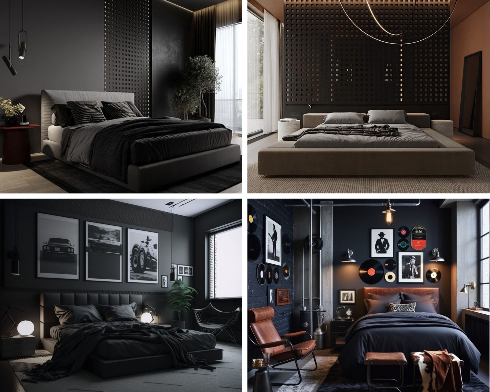 phòng ngủ đẹp cho nam