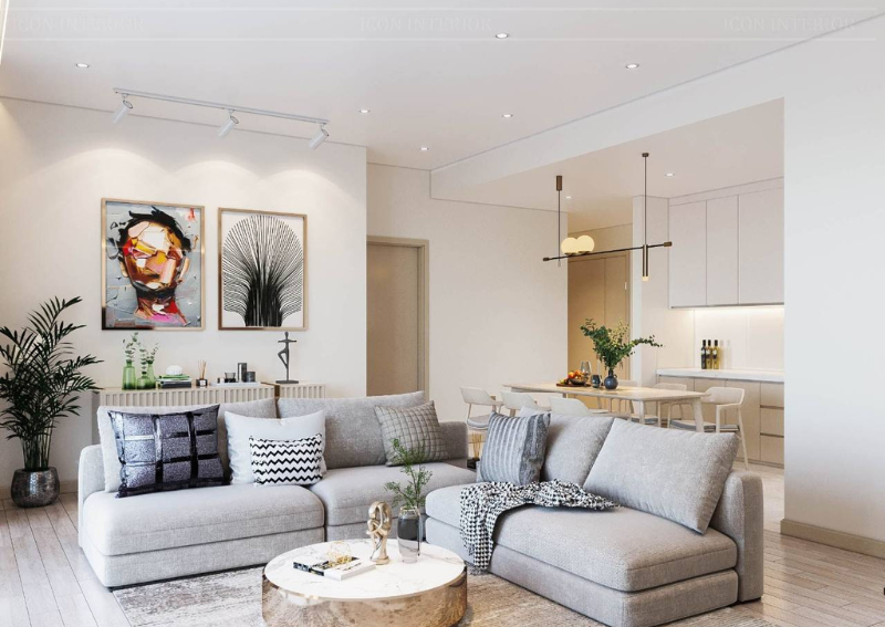 Thiết kế nội thất chung cư 74m2