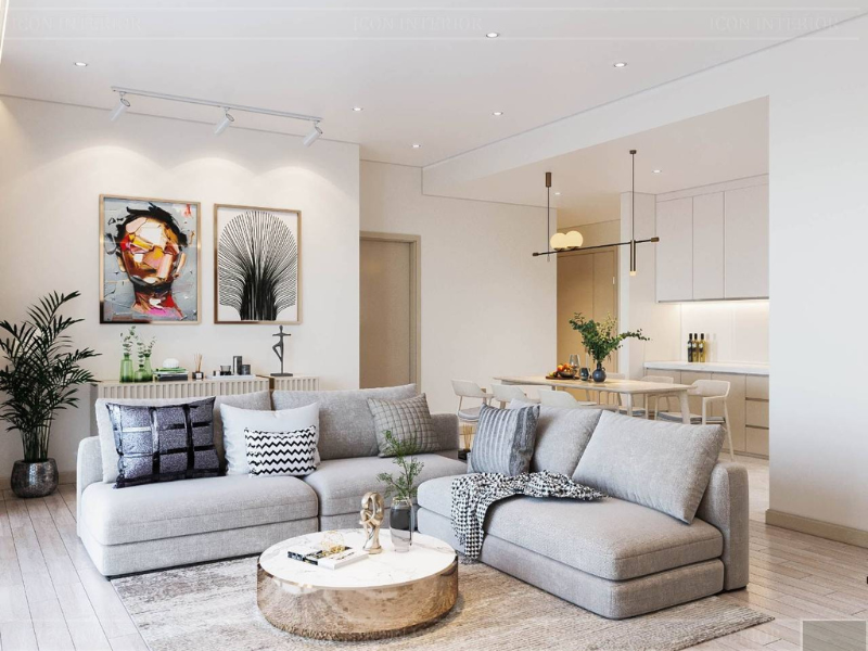 Thiết kế nội thất chung cư 74m2