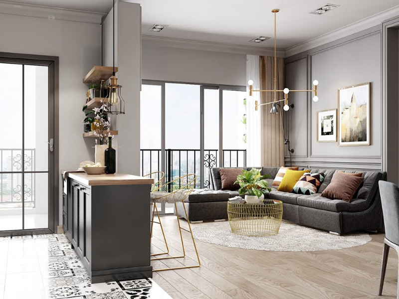 Thiết kế nội thất chung cư 74m2