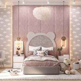 thiết kế phòng ngủ cho bé gái