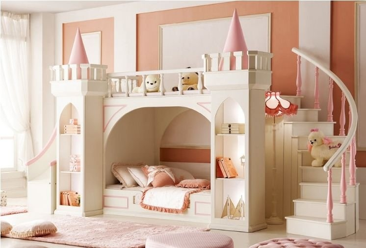 giường ngủ 2 tầng cho bé gái