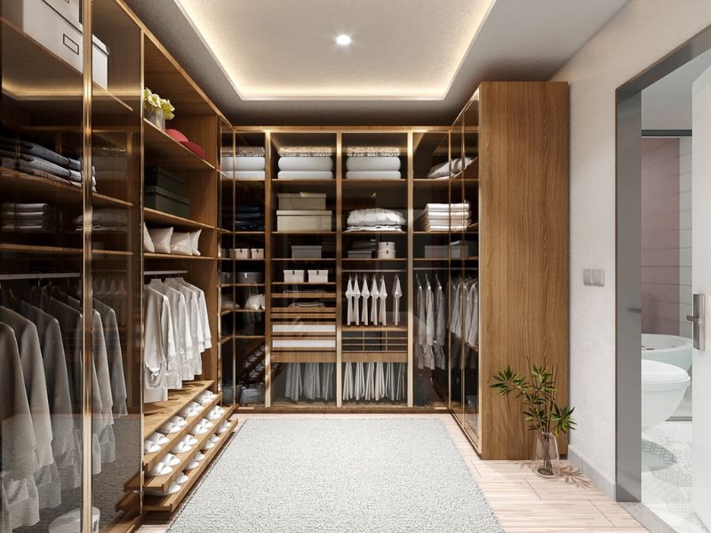 thiết kế phòng thay đồ