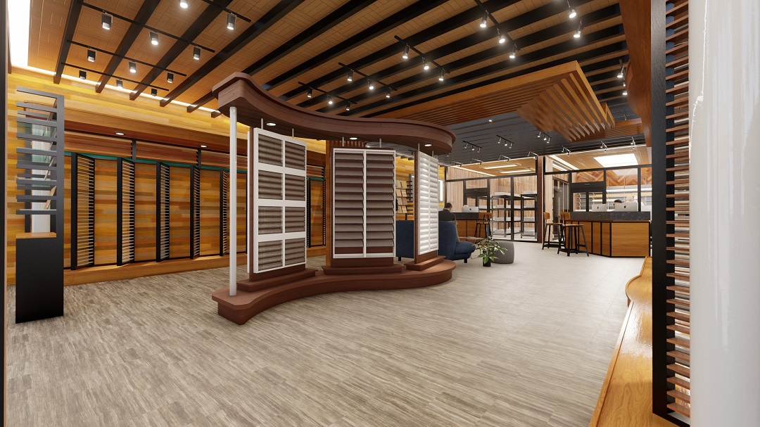 thiết kế phòng trưng bày