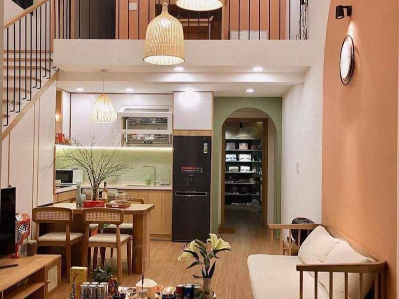 thiết kế nhà 30m2 có gác lửng