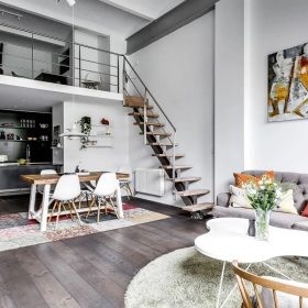 Thiết kế nhà 35m2 có gác lửng
