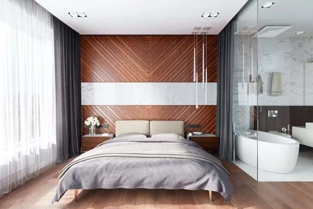thiết kế phòng ngủ 15m2 có toilet