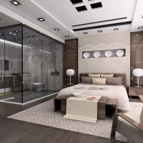 phòng ngủ 30m2 có toilet