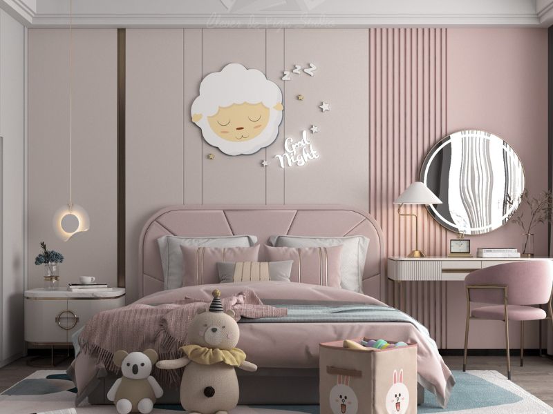 giường công chúa cho bé gái