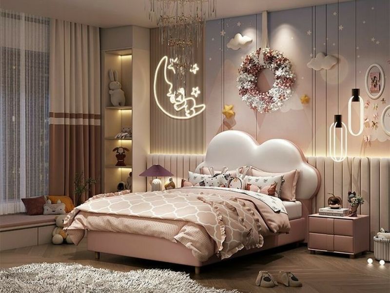 giường công chúa cho bé gái