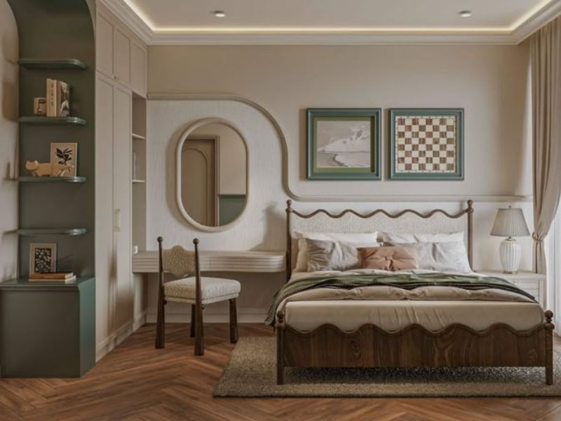 tủ áo kết hợp bàn trang điểm