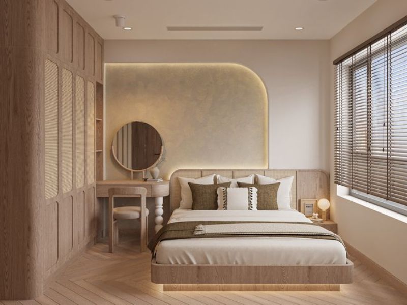 tủ áo kết hợp bàn trang điểm