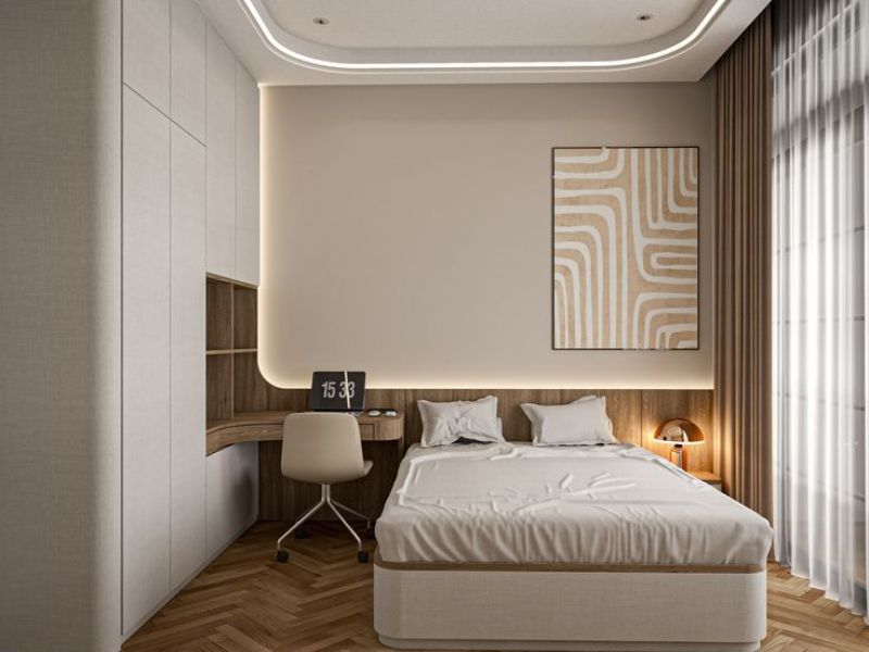 tủ áo kết hợp bàn trang điểm
