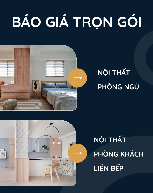 Báo giá trọn gói nội thất