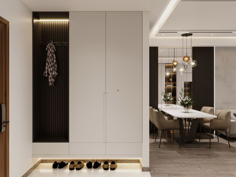 Kích thước tủ đựng giày dép