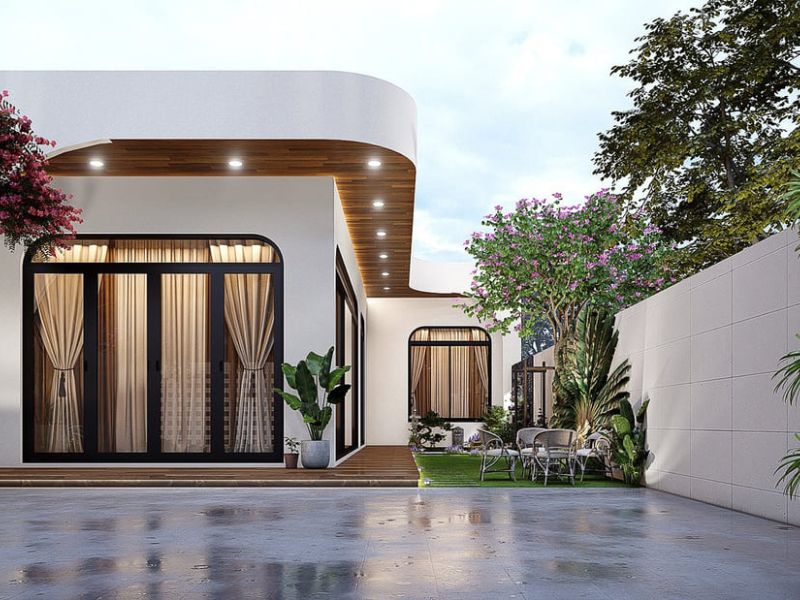 nhà cấp 4 2 phòng ngủ