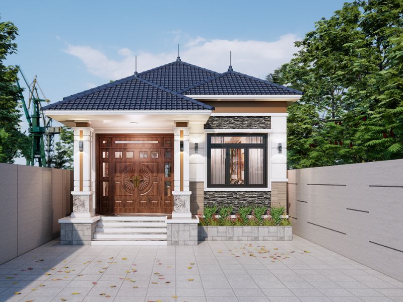 nhà cấp 4 2 phòng ngủ