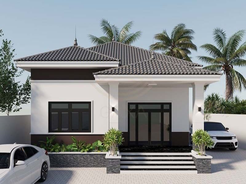 nhà cấp 4 2 phòng ngủ