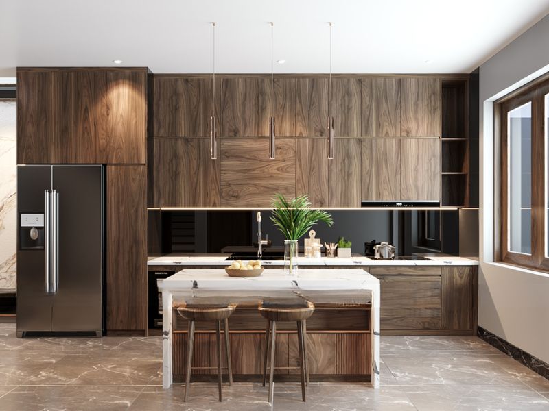 tủ bếp chữ i dài 3m