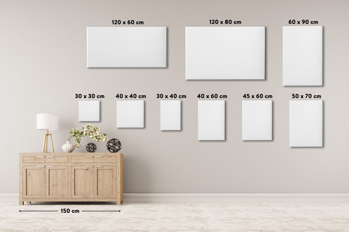 kích thước tranh treo tường